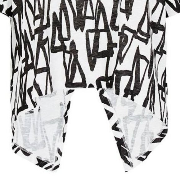 SASS & BIDE On The Moon Sequin White Black Crop Top Tee T Shirt RRP$180 - Picture 6 of 7